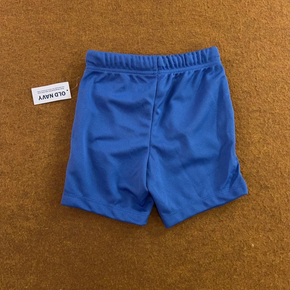 Old Navy Toddler 2T Green Blue Active Mesh Athletic Shorts Bundle NWT